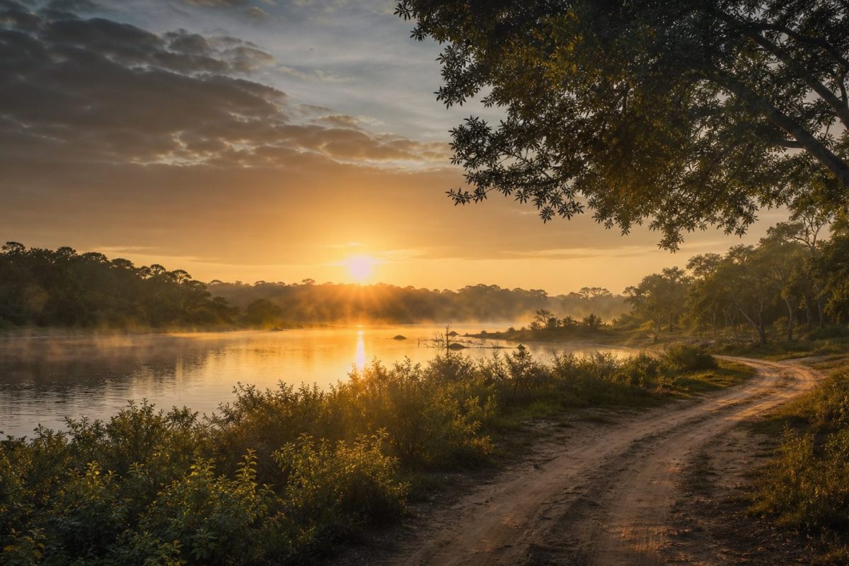 sunrise-lake