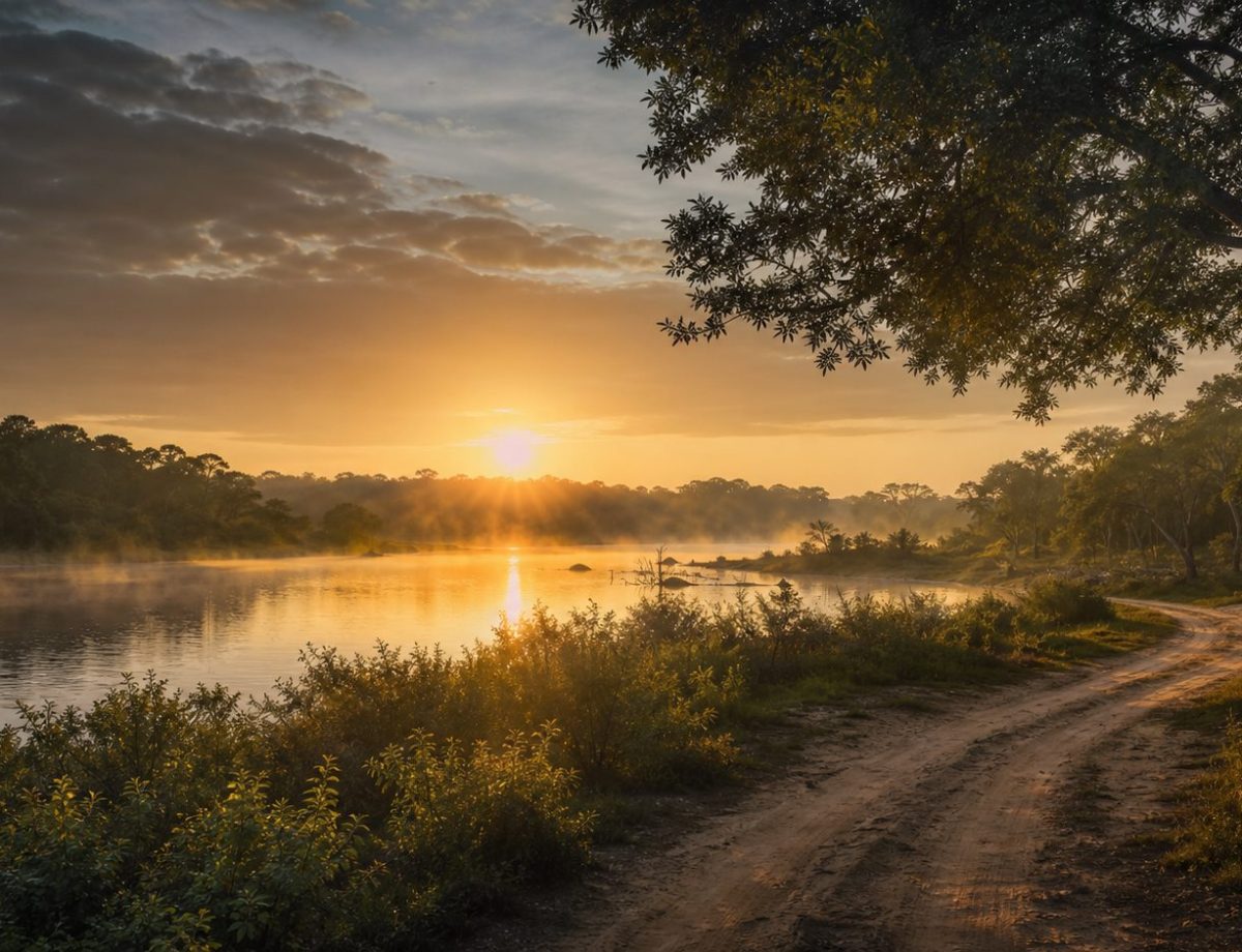 sunrise-lake